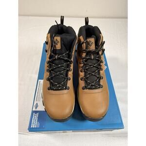 NIB COLUMBIA 1594731-291 MEN'S NEWTON RIDGE PULS II WATERPROOF ELK/BLACK BOOT
